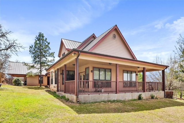 149 Colovista Dr, Bastrop, TX 78602 - view of front of property with a front lawn
