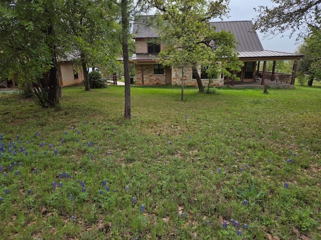 149 Colovista Dr, Bastrop, TX 78602 - view of grassy yard