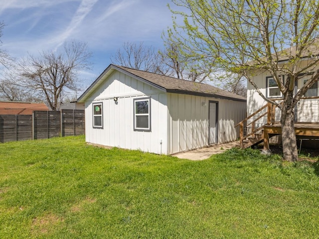 1401 W 7th St, Taylor, TX 76574 - view of outbuilding with stairway