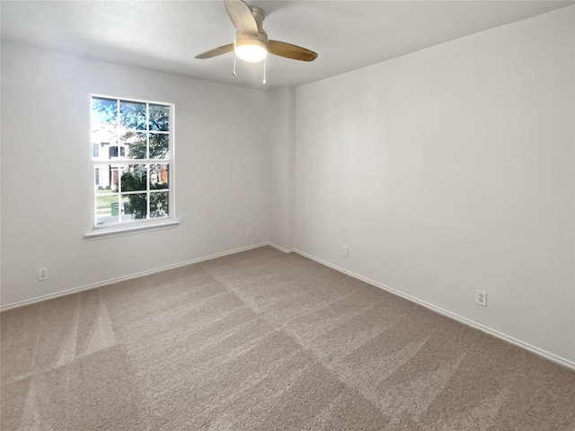 2119 Simbrah Dr, Cedar Park, TX 78613 - carpeted spare room featuring ceiling fan and baseboards