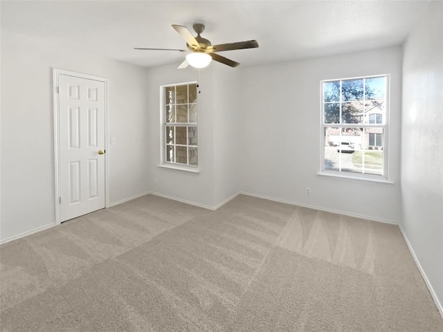 2119 Simbrah Dr, Cedar Park, TX 78613 - spare room featuring carpet, a ceiling fan, and baseboards