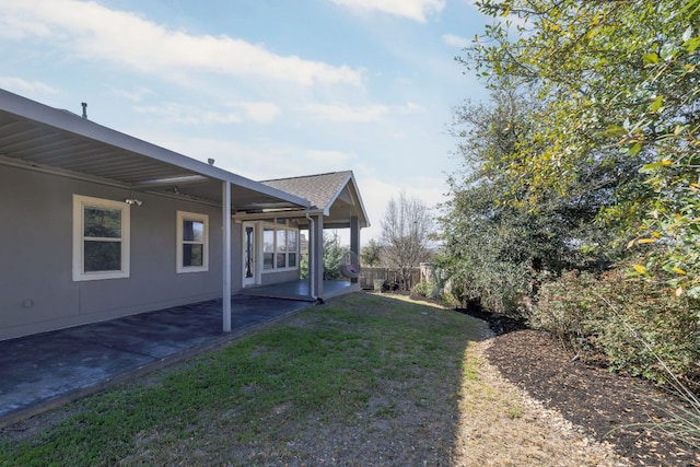 14320 Senia Bnd, Austin, TX 78738 - view of yard featuring fence and a patio area