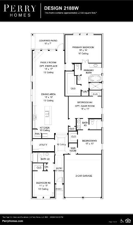 163 Plumbago Loop, Bastrop, TX 78602 - home floor plan