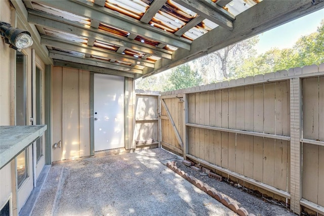 901 E Village Ln, Austin, TX 78758 - view of patio / terrace featuring a gate