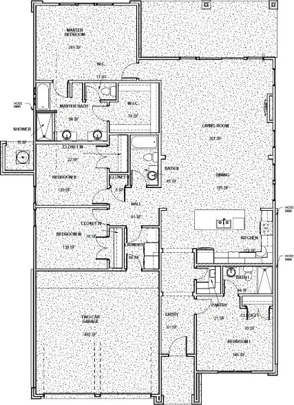 1603 Sapphire, Horseshoe Bay, TX 78657 - view of layout