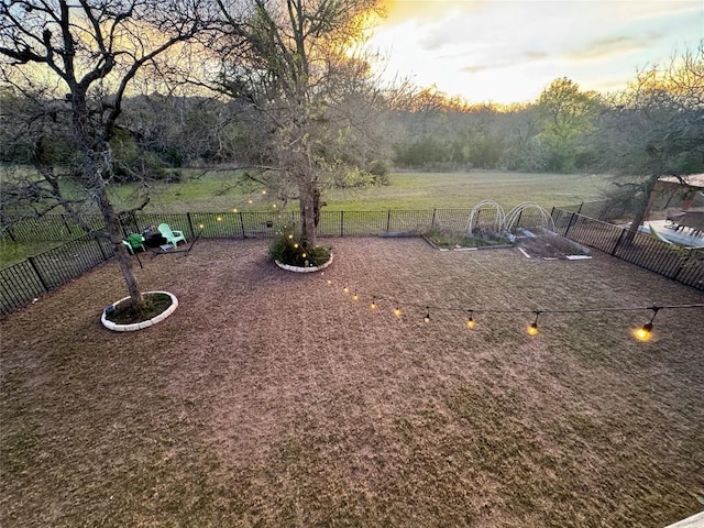 9701 Mcknight Loop, Austin, TX 78717 - view of yard featuring fence