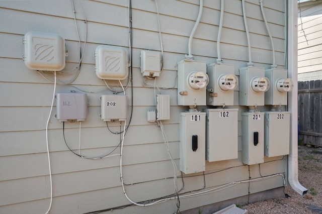 view of utility room