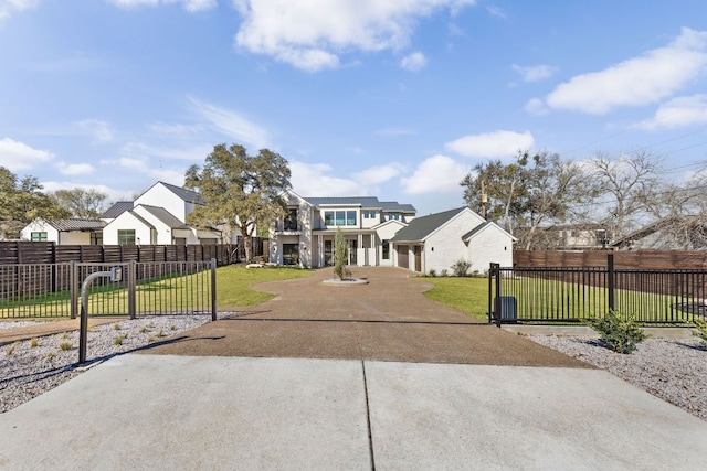 6102 Forest Hills Dr, Austin, TX 78746 - view of front of house featuring a gate and a residential view