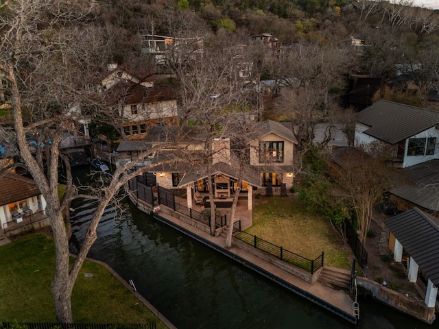 6702 Elfland Dr, Austin, TX 78746 - aerial view of property's location featuring a nearby body of water