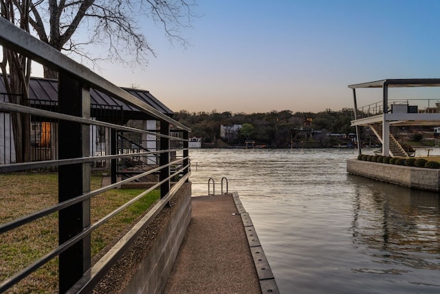 6702 Elfland Dr, Austin, TX 78746 - dock area with a water view