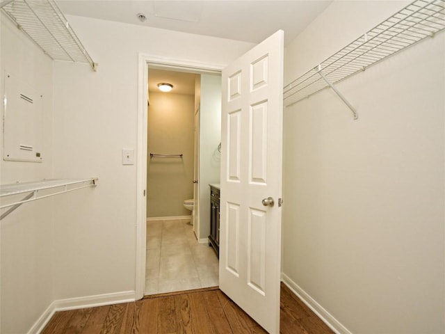 2209 Hancock Dr Unit 4, Austin, TX 78756 - spacious closet featuring wood finished floors