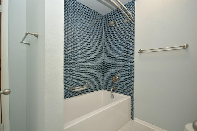2209 Hancock Dr Unit 4, Austin, TX 78756 - full bathroom with washtub / shower combination and tile patterned floors