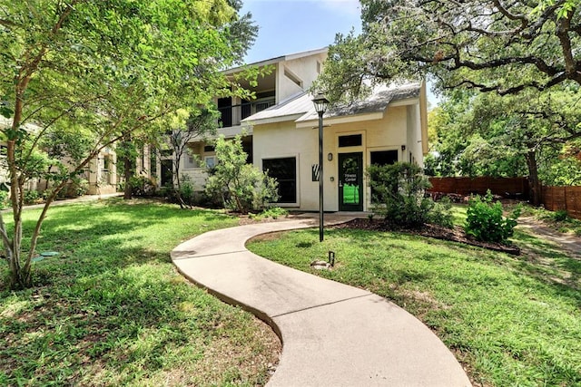 2209 Hancock Dr Unit 4, Austin, TX 78756 - view of front of house featuring stucco siding
