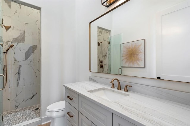 3113 Stableford Cv, Spicewood, TX 78669 - bathroom with a marble finish shower and vanity