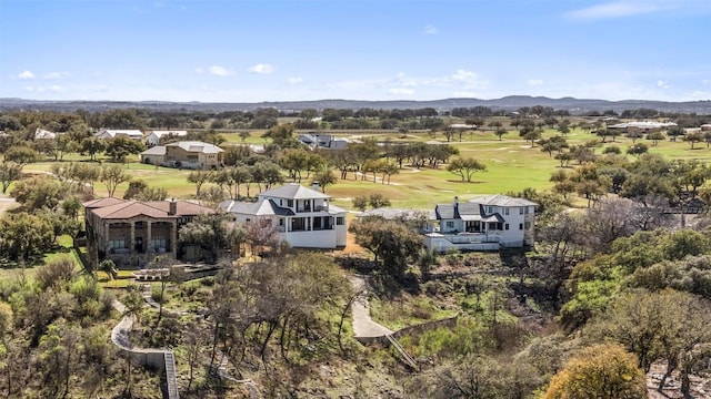 3113 Stableford Cv, Spicewood, TX 78669 - bird's eye view of a mountainous background and a local golf course