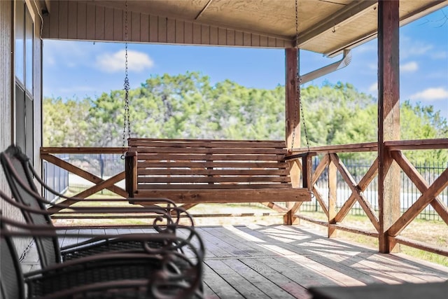 21500 Bluejay Blvd, Lago Vista, TX 78645 - view of wooden deck