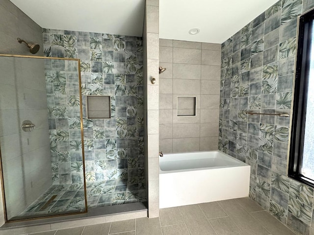 705 E 50th St, Austin, TX 78751 - bathroom featuring a bath and tiled shower