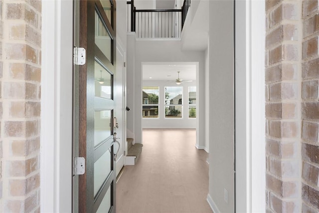 2705 Sage Ranch Dr Unit 26, Leander, TX 78641 - hall with light flooring and baseboards