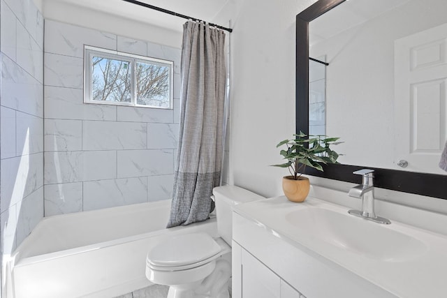 1002 Parkside Cir, Round Rock, TX 78664 - bathroom featuring shower / tub combo and vanity