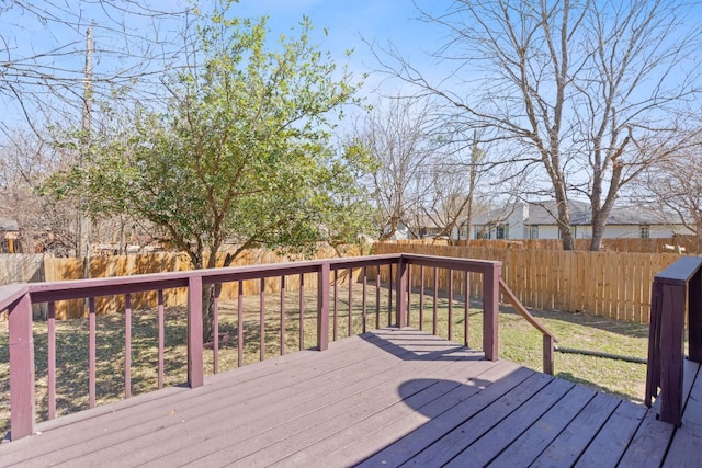 1002 Parkside Cir, Round Rock, TX 78664 - wooden terrace featuring a fenced backyard