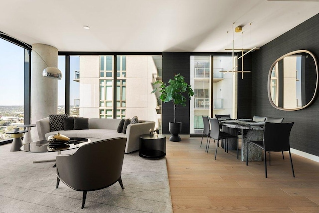 44 E Ave Unit 2601, Austin, TX 78701 - lobby featuring floor to ceiling windows