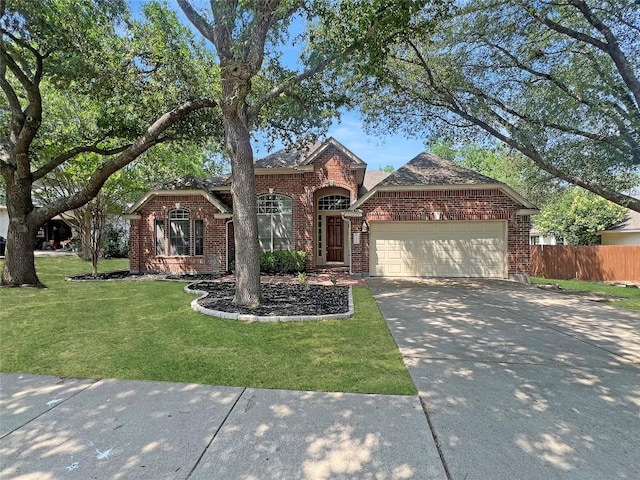 2804 Butler National Dr, Pflugerville, TX 78660 - traditional-style house featuring brick siding, a garage, and driveway