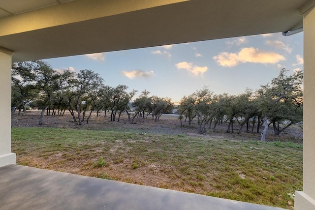 21603 Thomas Cv, Lago Vista, TX 78645 - view of green lawn featuring a rural view