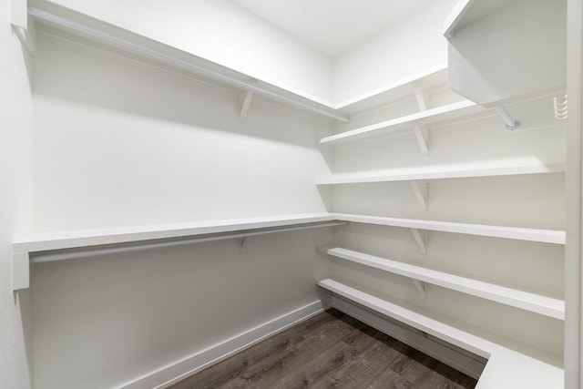 21603 Thomas Cv, Lago Vista, TX 78645 - spacious closet with dark wood-type flooring