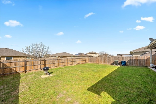 122 Denton Dr, Hutto, TX 78634 - view of yard featuring a fenced backyard