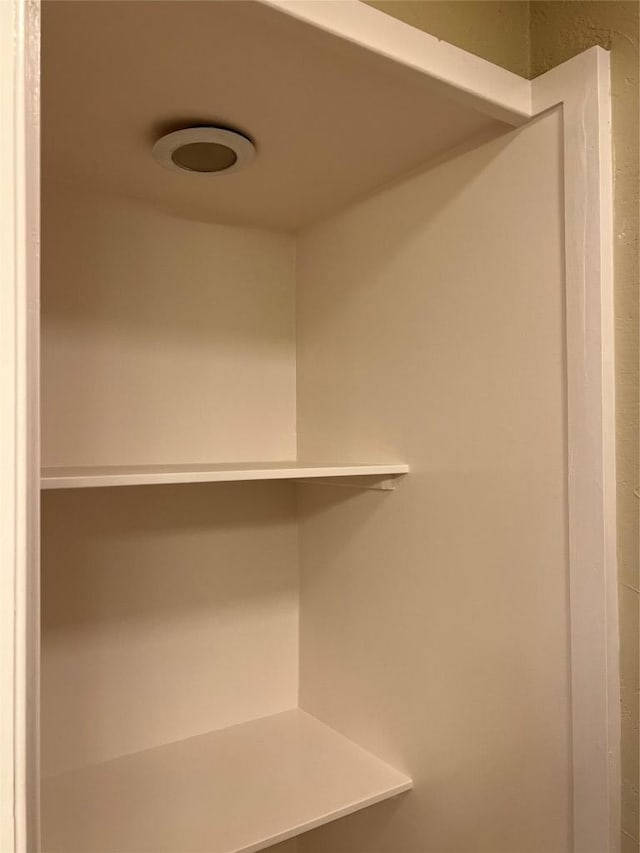 view of closet