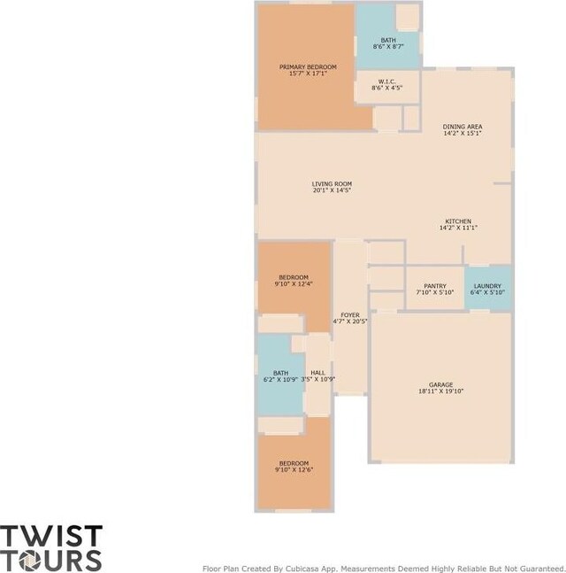 7004 Ashen Ln, Austin, TX 78747 - view of home floor plan