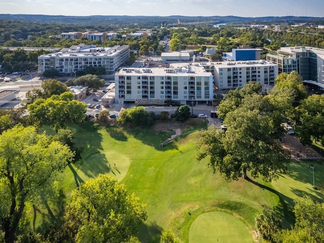 210 Lee Barton Dr Unit 308, Austin, TX 78704 - birds eye view of property with golf course view