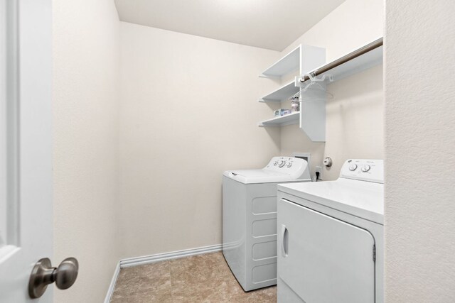 464 Evening Star, Kyle, TX 78640 - washroom featuring independent washer and dryer and baseboards