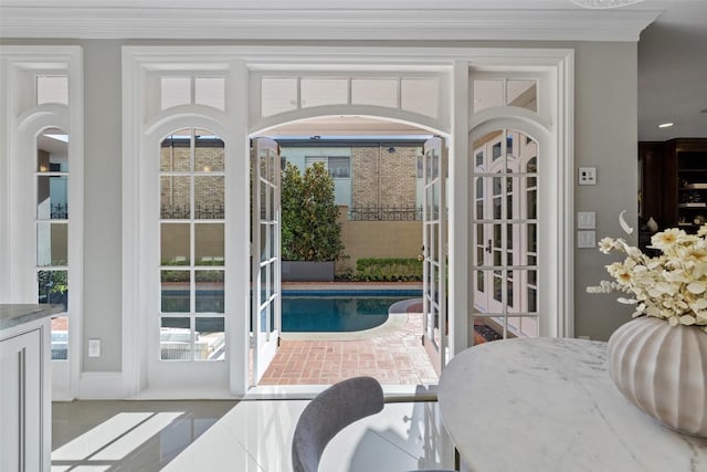 1810 W 35th St, Austin, TX 78703 - entryway with ornamental molding