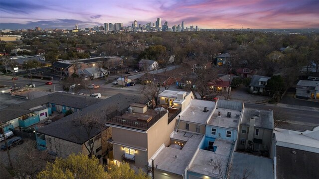 1810 W 35th St, Austin, TX 78703 - aerial view at dusk of a view of skyline