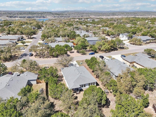 21711 Crystal Way, Lago Vista, TX 78645 - aerial perspective of suburban area