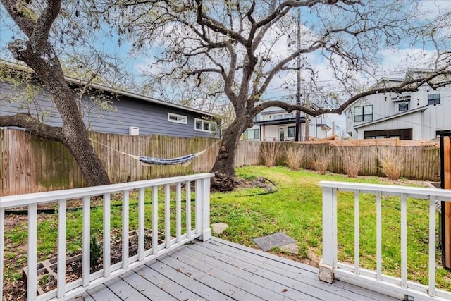 203 Ben Howell Dr, Austin, TX 78704 - deck featuring a fenced backyard