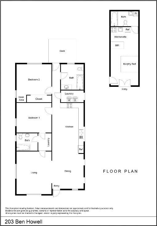 203 Ben Howell Dr, Austin, TX 78704 - view of property floor plan