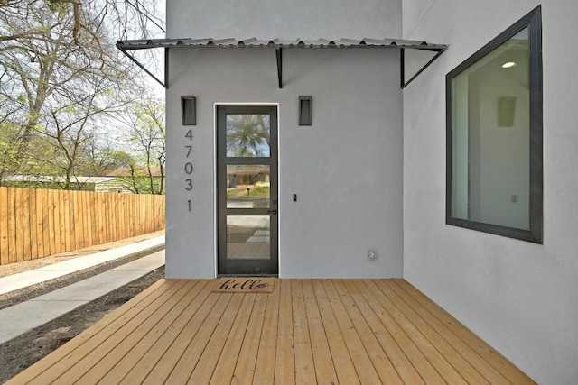 4703 Mount Vernon Dr Unit 1, Austin, TX 78745 - view of wooden terrace