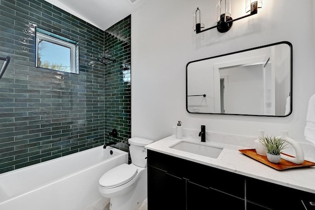 4703 Mount Vernon Dr Unit 1, Austin, TX 78745 - bathroom featuring vanity and shower / tub combination