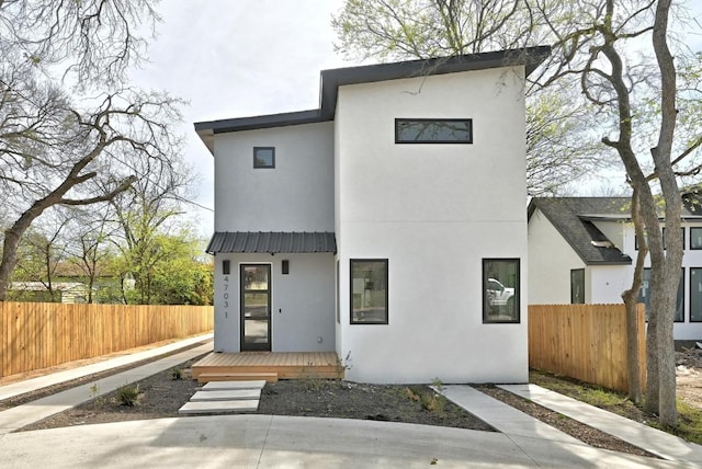 4703 Mount Vernon Dr Unit 1, Austin, TX 78745 - contemporary house featuring stucco siding