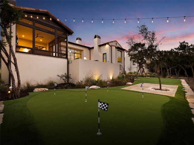 4401 Amarra Dr Unit 14, Austin, TX 78735 - view of home's community featuring a putting area
