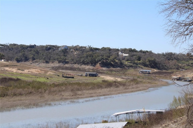 25421 Pedernales Point Dr, Spicewood, TX 78669 - view of road with a water view
