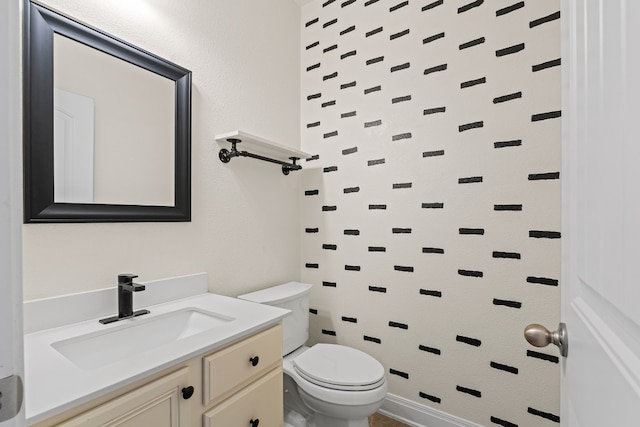 12923 Dwight Eisenhower St, Manor, TX 78653 - bathroom featuring toilet and vanity