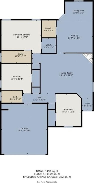 6806 Ambrose Cir, Temple, TX 76502 - plan
