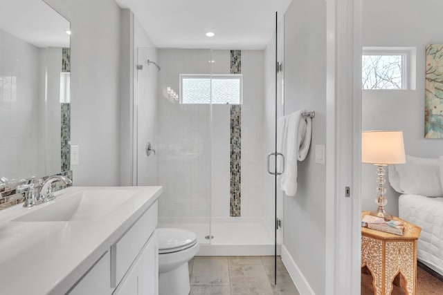402 Irma Dr Unit B, Austin, TX 78752 - full bath featuring a shower stall and vanity