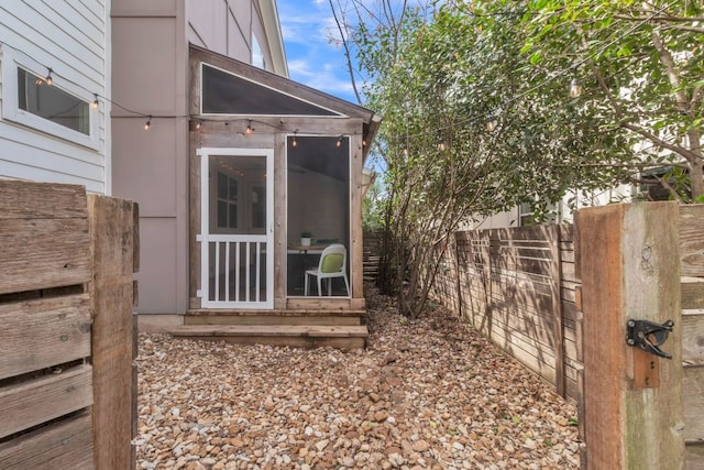 402 Irma Dr Unit B, Austin, TX 78752 - view of home's exterior with a sunroom