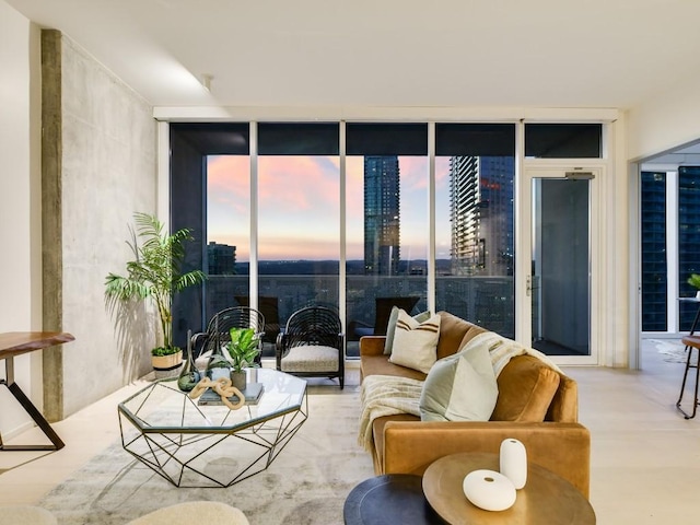 301 W Ave Unit 1301, Austin, TX 78701 - living room featuring expansive windows and plenty of natural light