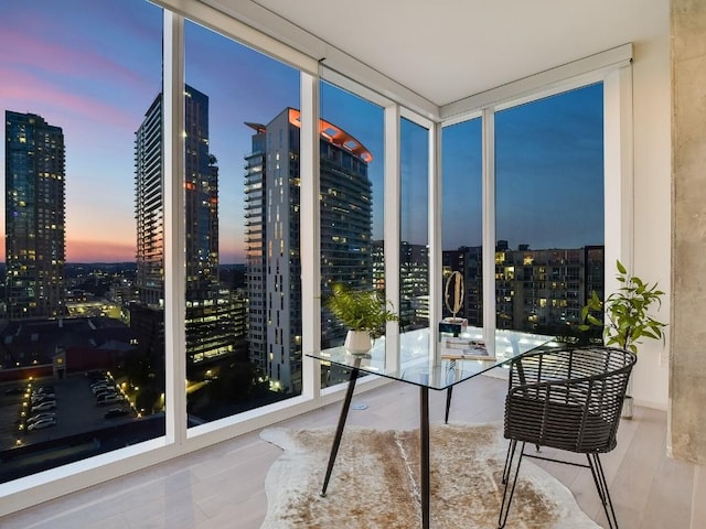 301 W Ave Unit 1301, Austin, TX 78701 - sunroom with a city view and plenty of natural light