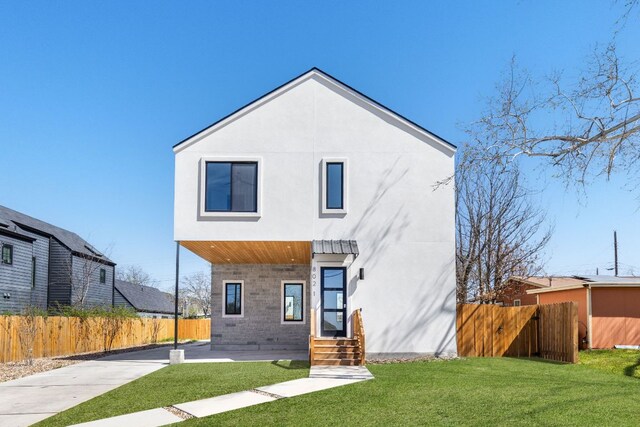 802 Philco Dr Unit 1, Austin, TX 78745 - rear view of property featuring stucco siding